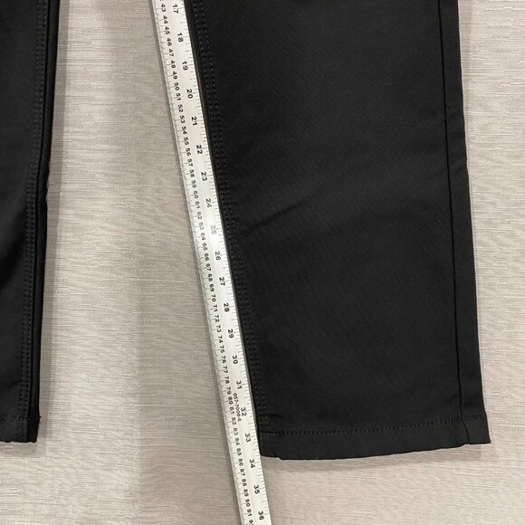 CAT Caterpillar Work Pants Mens 34 x 34 Black Canvas Fleece Lined Insulated - Picture 9 of 12